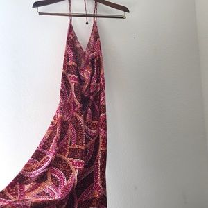 Maxi halter dress paisley NY&CO XS
